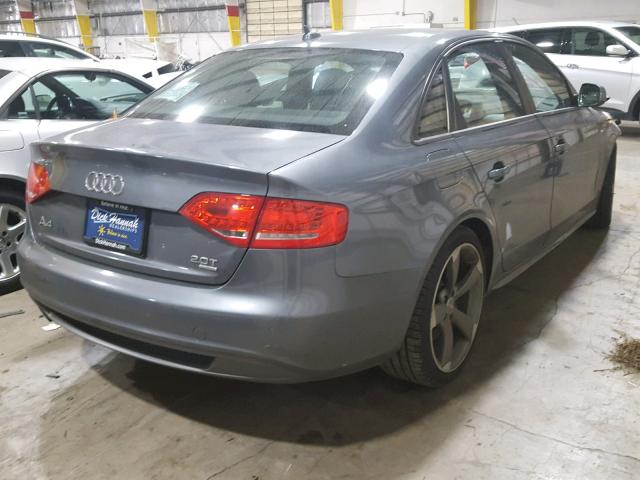 WAUKFAFL0CN012149 - 2012 AUDI A4 PRESTIG SILVER photo 4