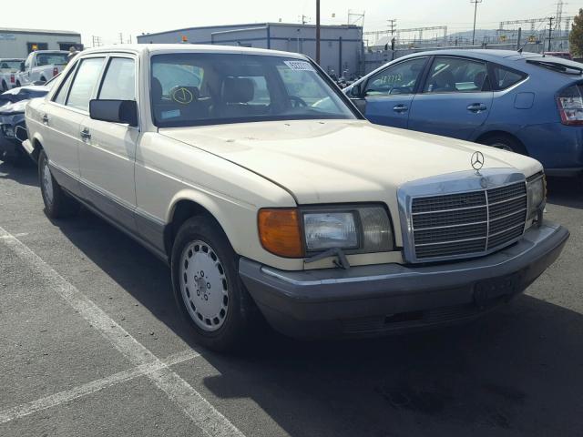 WDBCA35D9HA336001 - 1987 MERCEDES-BENZ 420 SEL CREAM photo 1