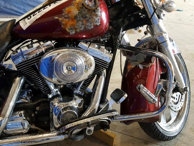 1HD1FRW165Y634542 - 2005 HARLEY-DAVIDSON FLHRCI BURGUNDY photo 7