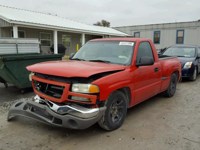 1GTEC14X83Z301979 - 2003 GMC NEW SIERRA RED photo 2