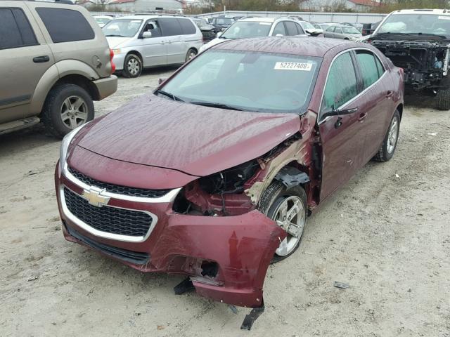 1G11C5SA7GF124801 - 2016 CHEVROLET MALIBU LIM MAROON photo 2