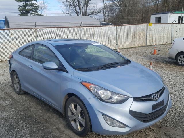 KMHDH6AE9DU020541 - 2013 HYUNDAI ELANTRA CO BLUE photo 1