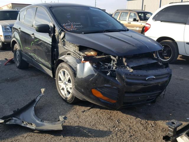 1FMCU0F75EUB72638 - 2014 FORD ESCAPE S BLACK photo 1