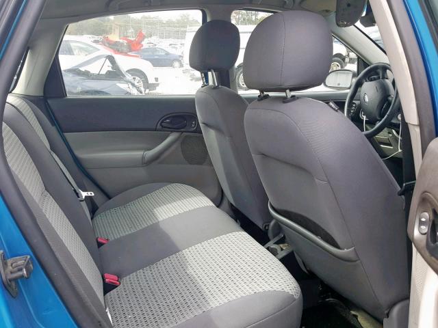 1FAHP34N17W291918 - 2007 FORD FOCUS ZX4 BLUE photo 6