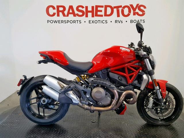 ZDM1RBSVXEB001350 - 2014 DUCATI MONSTER 12 RED photo 1