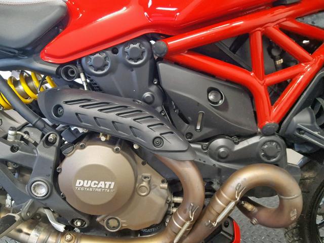 ZDM1RBSVXEB001350 - 2014 DUCATI MONSTER 12 RED photo 5