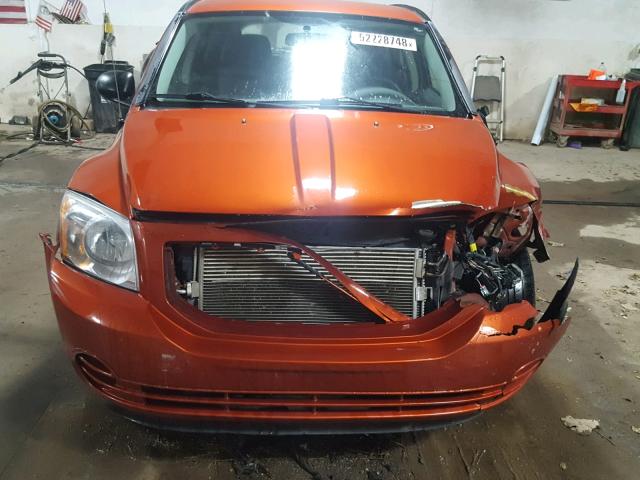 1B3HB48B78D641131 - 2008 DODGE CALIBER SX ORANGE photo 7