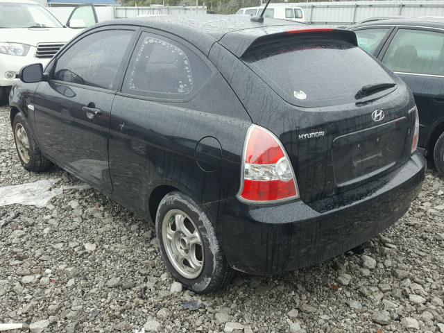 KMHCM3AC4AU164904 - 2010 HYUNDAI ACCENT BLU BLACK photo 3