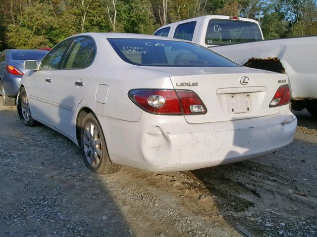 JTHBF30G635038098 - 2003 LEXUS ES 300 WHITE photo 3