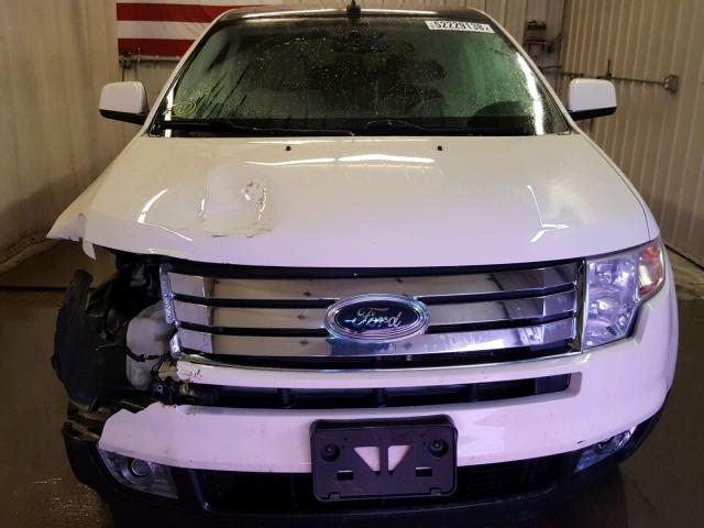 2FMDK49C78BA74392 - 2008 FORD EDGE LIMIT WHITE photo 10