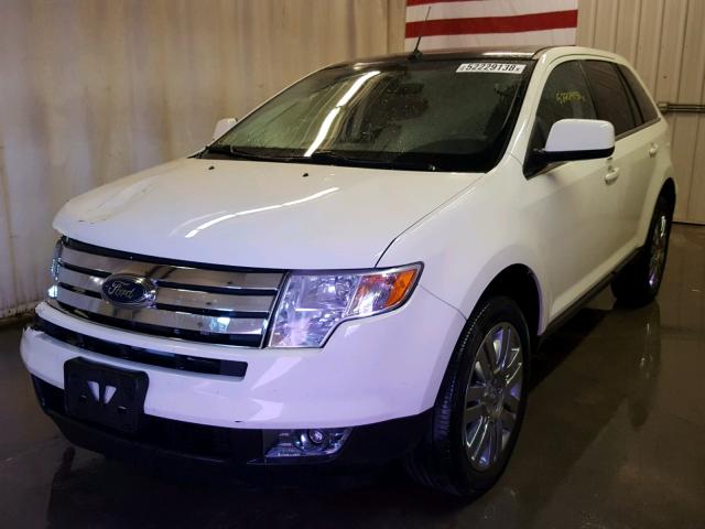 2FMDK49C78BA74392 - 2008 FORD EDGE LIMIT WHITE photo 2