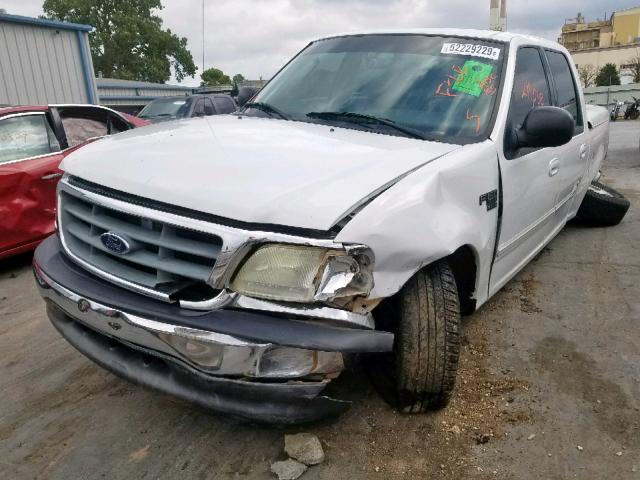 1FTRW07653KC48074 - 2003 FORD F150 SUPER WHITE photo 2