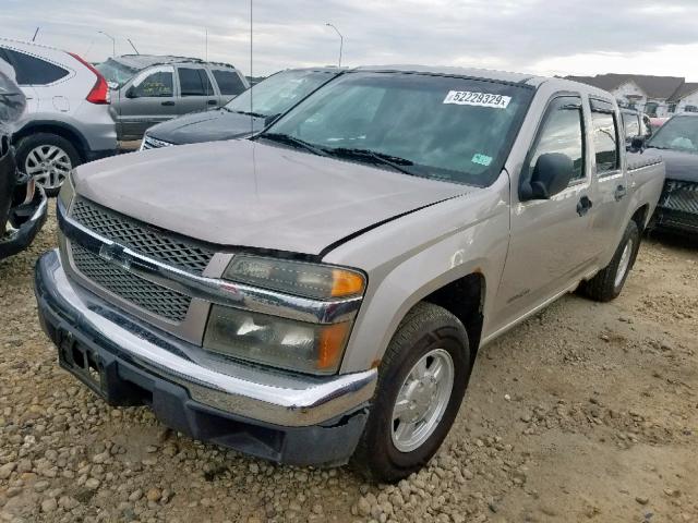 1GCCS136758109058 - 2005 CHEVROLET COLORADO TAN photo 2