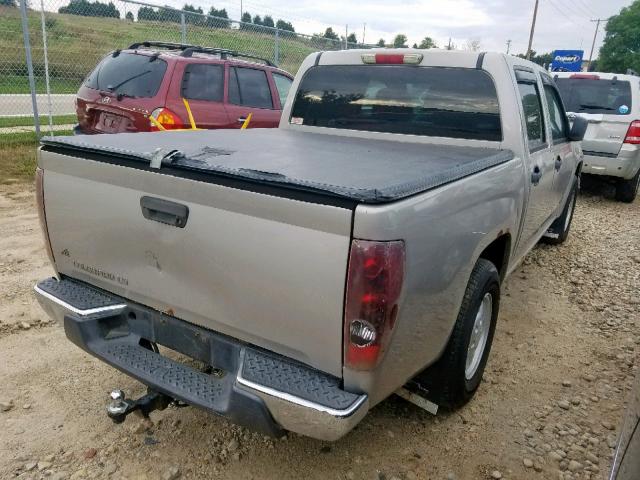 1GCCS136758109058 - 2005 CHEVROLET COLORADO TAN photo 4