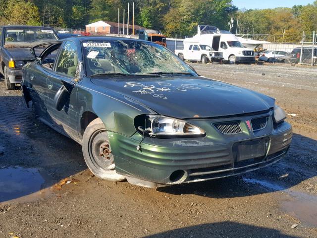 1G2NF52EXYM786165 - 2000 PONTIAC GRAND AM S GREEN photo 1