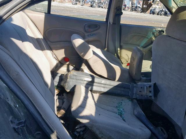 1G2NF52EXYM786165 - 2000 PONTIAC GRAND AM S GREEN photo 6