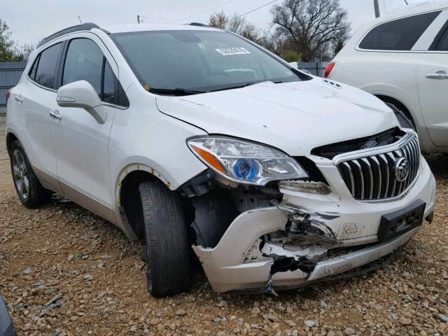 KL4CJBSB0EB736799 - 2014 BUICK ENCORE CON WHITE photo 1