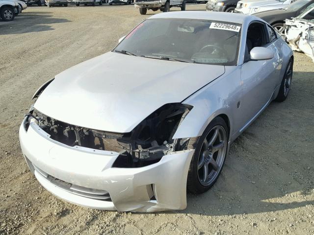 JN1BZ34DX7M503621 - 2007 NISSAN 350Z COUPE SILVER photo 2