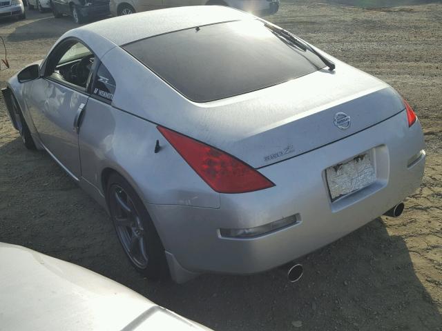 JN1BZ34DX7M503621 - 2007 NISSAN 350Z COUPE SILVER photo 3