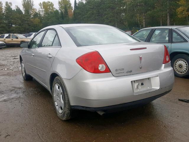 1G2ZF55B364257799 - 2006 PONTIAC G6 SE SILVER photo 3