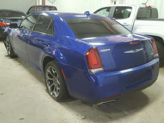 2C3CCABG8JH191477 - 2018 CHRYSLER 300 S BLUE photo 3