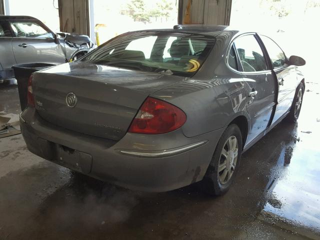 2G4WC582981354812 - 2008 BUICK LACROSSE C GRAY photo 4