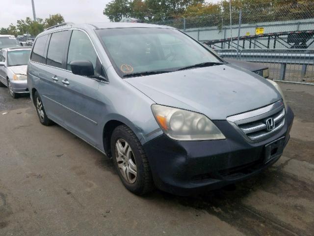 5FNRL38417B027887 - 2007 HONDA ODYSSEY EX GRAY photo 1