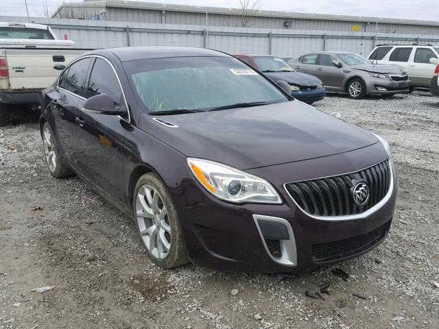 2G4GU5GX1H9179875 - 2017 BUICK REGAL GS BURGUNDY photo 1