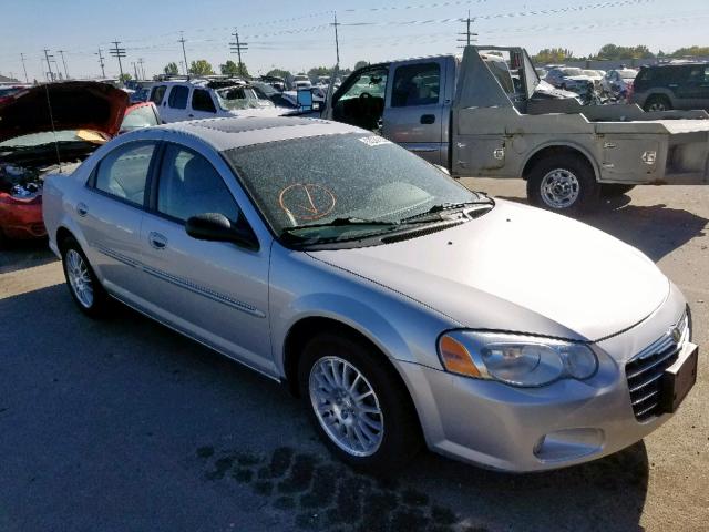 1C3AL56R54N127578 - 2004 CHRYSLER SEBRING LX SILVER photo 1