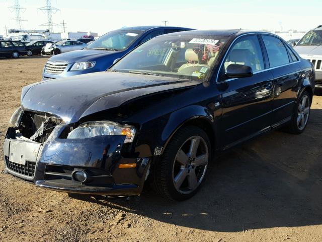 WAUDH78E98A050904 - 2008 AUDI A4 3.2 QUA BLACK photo 2