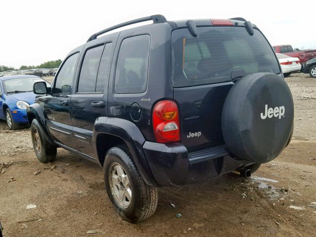 1J4GL58K62W163688 - 2002 JEEP LIBERTY LI BLACK photo 3