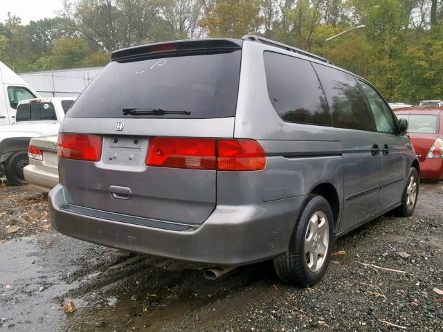 2HKRL18521H556576 - 2001 HONDA ODYSSEY LX GRAY photo 4