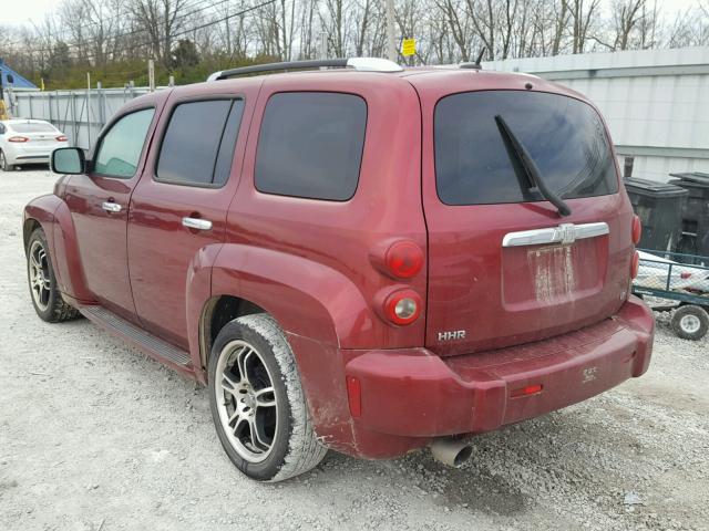 3GNDA33P38S560941 - 2008 CHEVROLET HHR LT RED photo 3