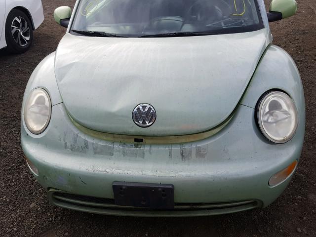 3VWBK21C91M424389 - 2001 VOLKSWAGEN NEW BEETLE GREEN photo 9