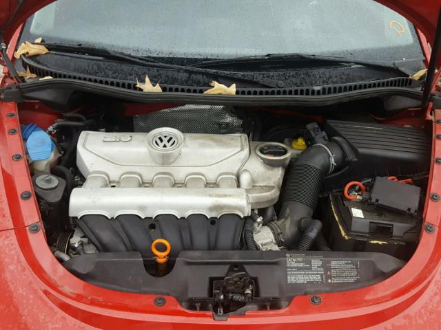 3VWPW31C48M524460 - 2008 VOLKSWAGEN NEW BEETLE 红色 照片 7