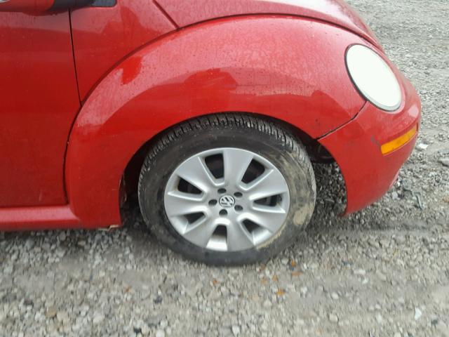 3VWPW31C48M524460 - 2008 VOLKSWAGEN NEW BEETLE 红色 照片 9