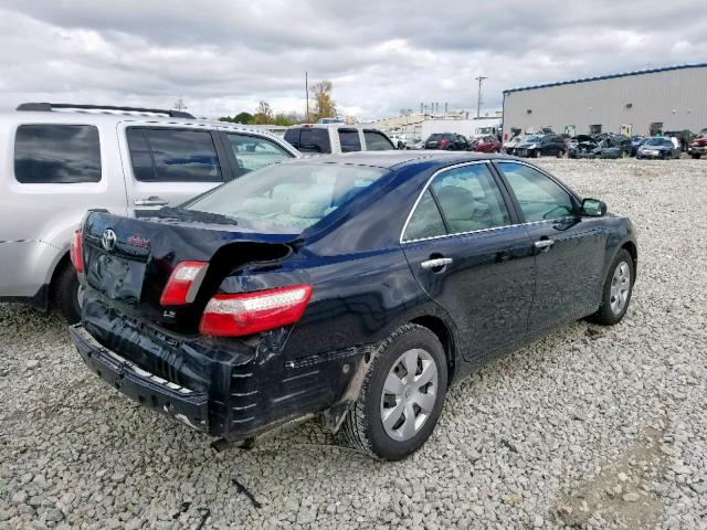 4T1BE46K89U302731 - 2009 TOYOTA CAMRY BASE BLACK photo 4