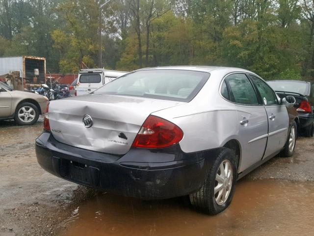 2G4WC532251349941 - 2005 BUICK LACROSSE C SILVER photo 4