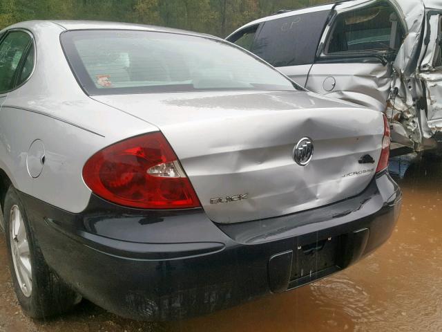 2G4WC532251349941 - 2005 BUICK LACROSSE C SILVER photo 9