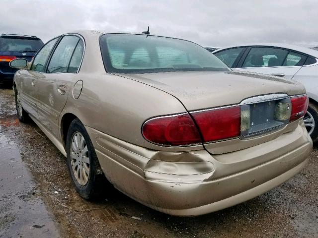 1G4HP54K05U151777 - 2005 BUICK LESABRE CU GOLD photo 3