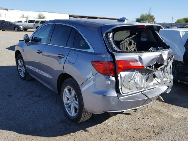 5J8TB4H58FL007849 - 2015 ACURA RDX TECHNO SILVER photo 3