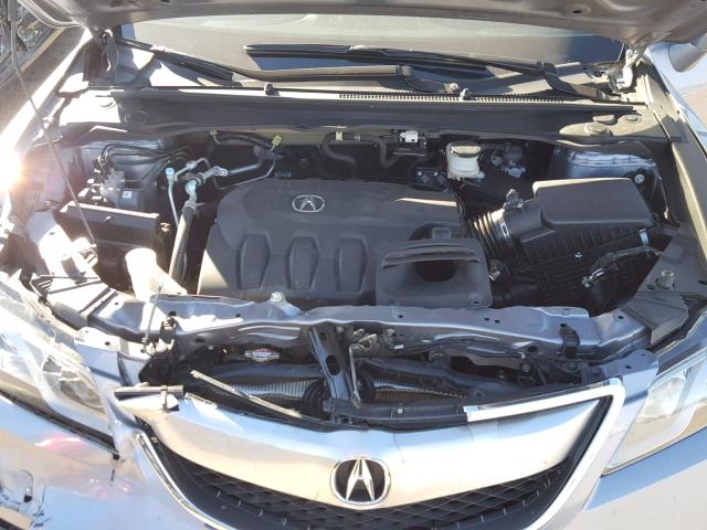 5J8TB4H58FL007849 - 2015 ACURA RDX TECHNO SILVER photo 7