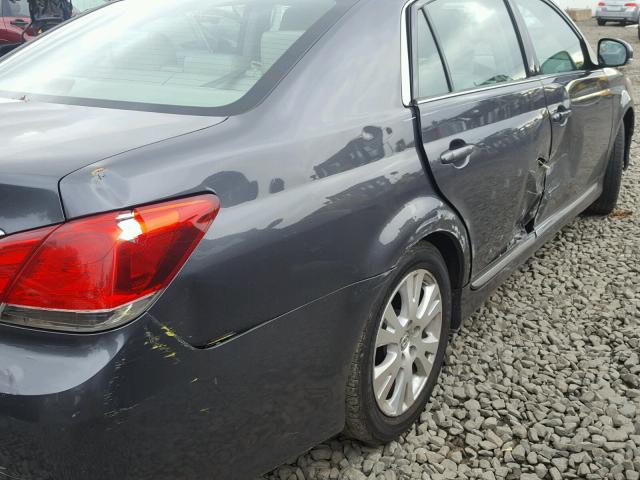 4T1BK3DB5BU407822 - 2011 TOYOTA AVALON BAS CHARCOAL photo 9