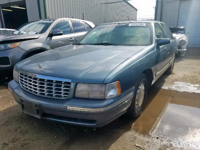 1G6KD54Y4XU784733 - 1999 CADILLAC DEVILLE TURQUOISE photo 2