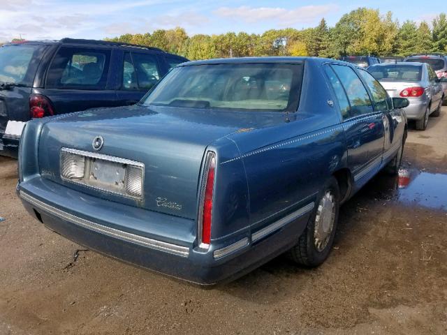 1G6KD54Y4XU784733 - 1999 CADILLAC DEVILLE TURQUOISE photo 4