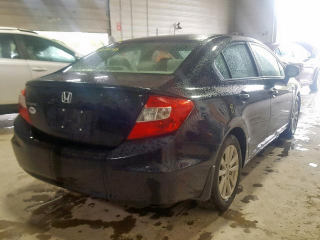 19XFB2F83CE040677 - 2012 HONDA CIVIC EX BLACK photo 4