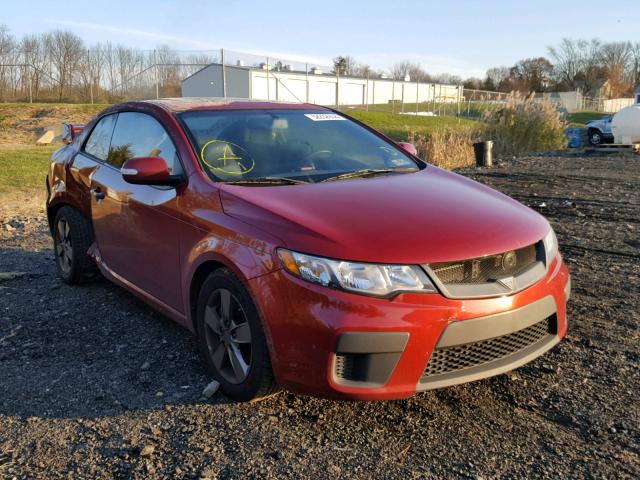 KNAFU6A20A5150578 - 2010 KIA FORTE EX RED photo 1