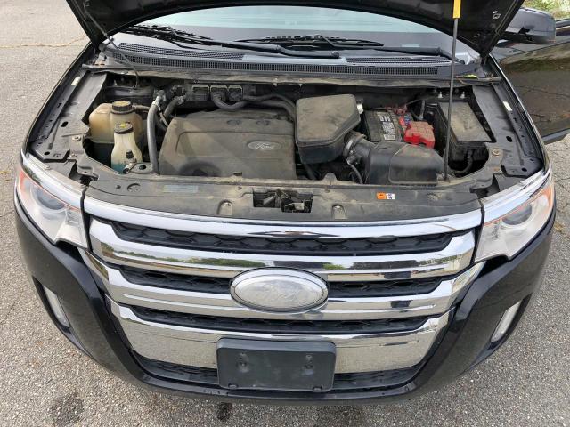 2FMDK4JC2BBB49664 - 2011 FORD EDGE SEL BLACK photo 10