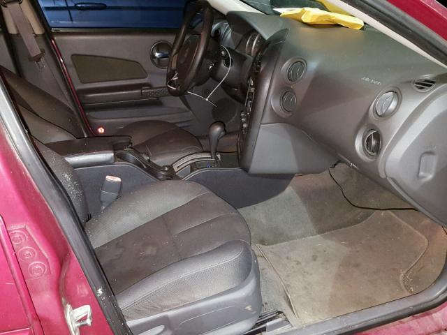 2G2WP522941261871 - 2004 PONTIAC GRAND PRIX MAROON photo 5