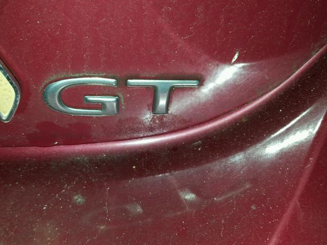 2G2WP522941261871 - 2004 PONTIAC GRAND PRIX MAROON photo 9